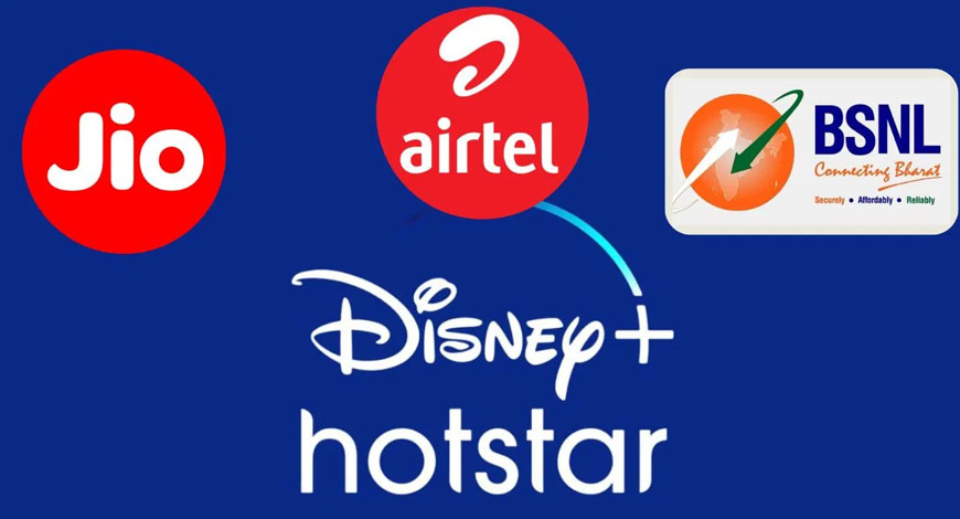 Jio, Airtel, BSNL offer free Disney+ Hotstar with recharge plans