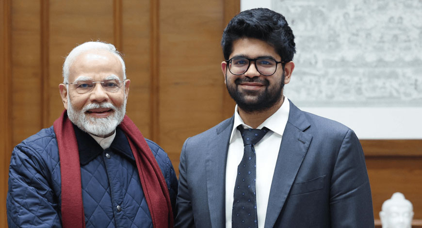 To discuss AI adoption in India, Perplexity AI CEO Aravind Srinivas meets with PM Modi