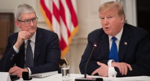 With iPhone cost hikes near, Trump chats with Apple’s Cook